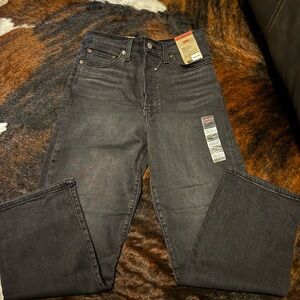 Levi's Dark Gray Straight Men's Jeans